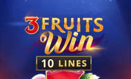 uk online slots such as 3 Fruits Win: 10 Lines Adjacent