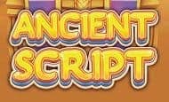UK Online Slots Such As Ancient Script