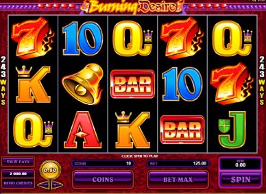 Burning Desire slot