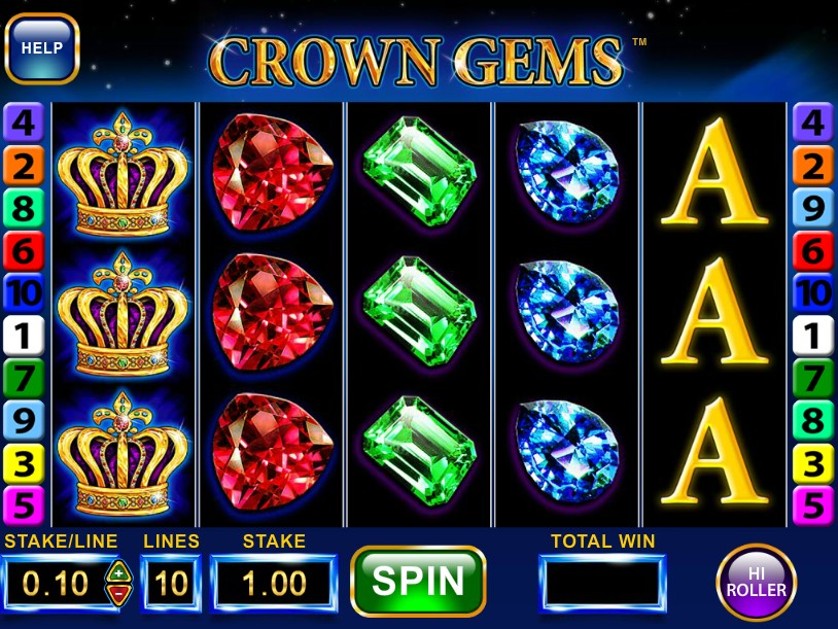 Crown Gems Slot Gameplay