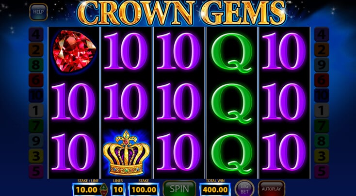 Crown Gems Slots Reels