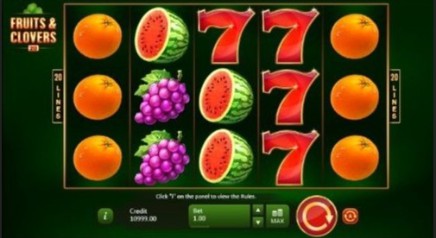 Fruits and Clovers: 20 Lines slot