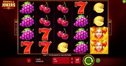 Fruits and Jokers: 40 Lines slot