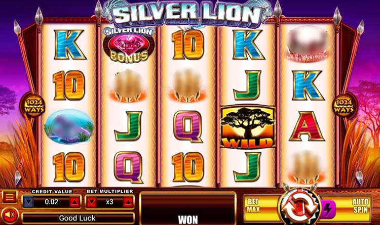 Silver Lion Slot Gameplay