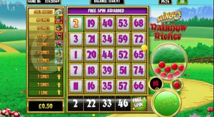 Slingo Rainbow Riches slot