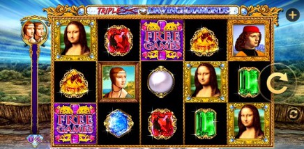 Triple Double Da Vinci Diamonds slot