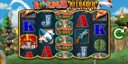 Worms Reloaded Jackpot King slot