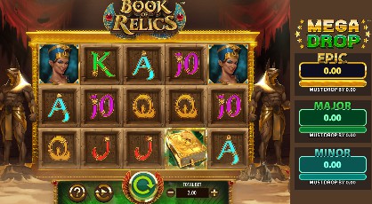 Book of Relics Mega Drop slot