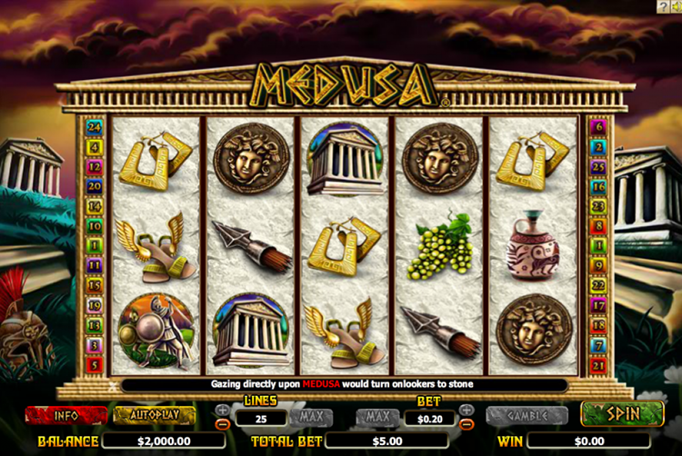 Medusa Slots Game