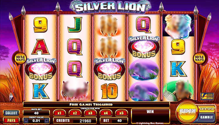 Silver Lion Slot Games Play