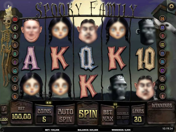 Spooky Family slot Gameplay