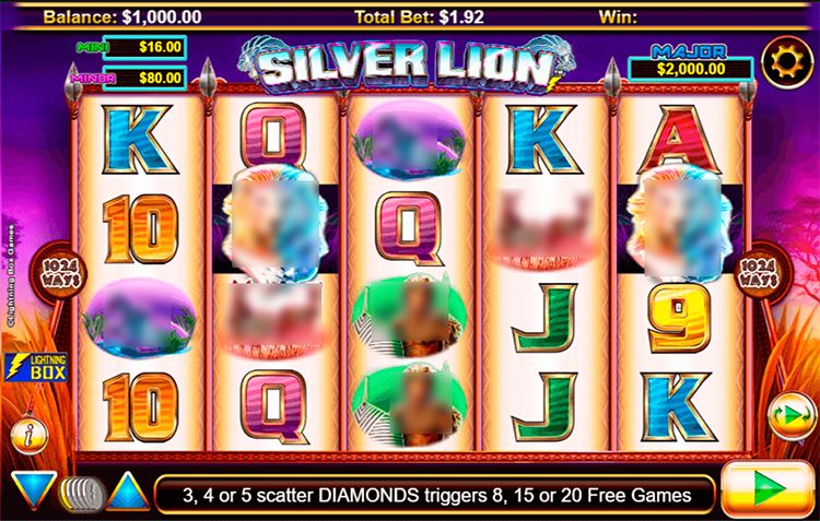 Silver Lion Slot Reels