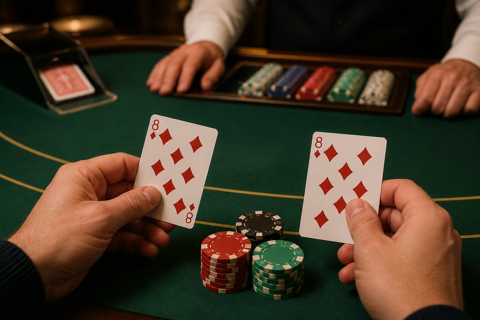 Splitting a Pair of 8s in Blackjack: When to Split or Not
